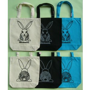 画像: キャンバス トートバッグ ウサギ キャラクターグッズ メンズ レディース