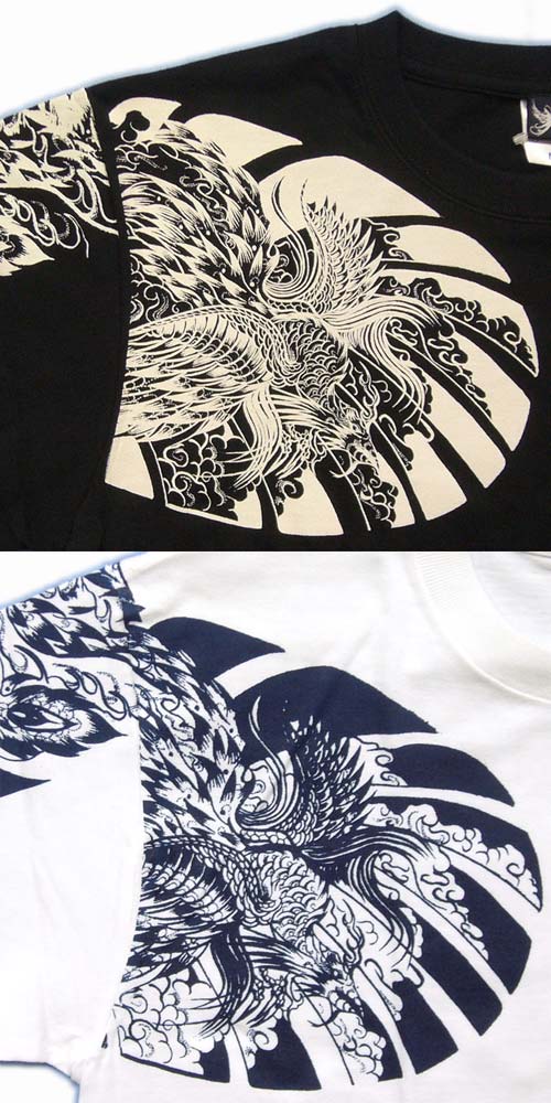 画像: 鳳凰の刺青デザインＴシャツ通販